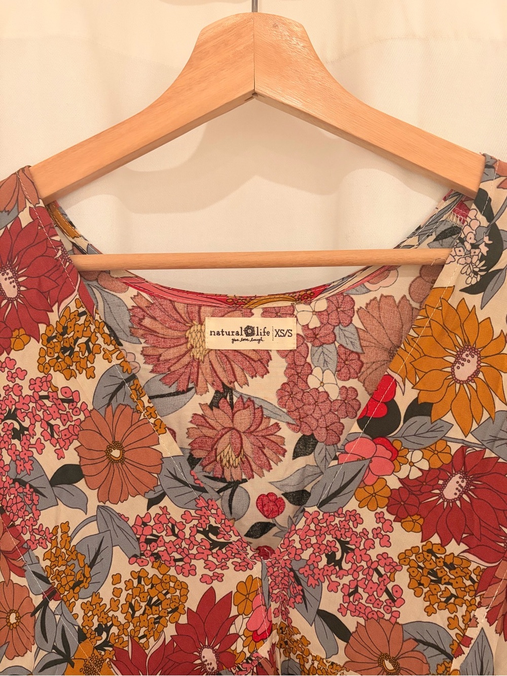LAST CHANCE Natural Life Stella Floral Mini Dress - Picture 3 of 8